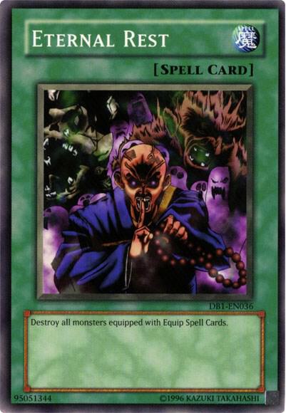 Eternal Rest trading card from Dark Beginning 1 Eternal Rest - Dark Beginning 1 YuGiOh trading card
