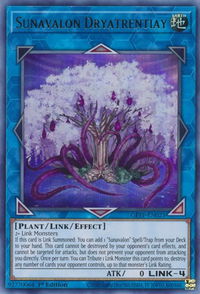 Sunavalon Dryatrentiay - Ghosts From the Past (GFTP) #GFTP-EN021 - Ultra Rare YuGiOh Trading Card