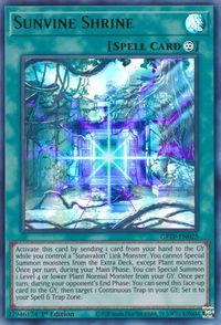 Sunvine Shrine - Ghosts From the Past (GFTP) #GFTP-EN025 - Ultra Rare YuGiOh Trading Card