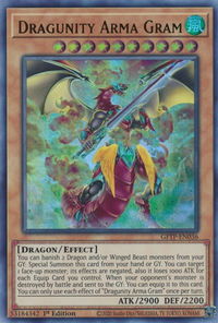 Dragunity Arma Gram - Ghosts From the Past (GFTP) #GFTP-EN036 - Ultra Rare YuGiOh Trading Card