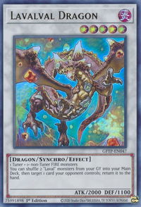 Lavalval Dragon - Ghosts From the Past (GFTP) #GFTP-EN047 - Ultra Rare YuGiOh Trading Card