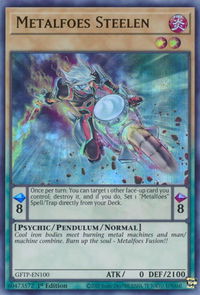 Metalfoes Steelen - Ghosts From the Past (GFTP) #GFTP-EN100 - Ultra Rare YuGiOh Trading Card