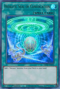 Hieratic Seal of Convocation - Ghosts From the Past (GFTP) #GFTP-EN054 - Ultra Rare YuGiOh Trading Card