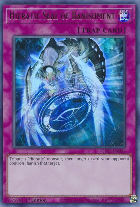 Hieratic Seal of Banishment - Ghosts From the Past YuGiOh trading card