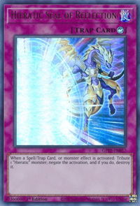 Hieratic Seal of Reflection - Ghosts From the Past (GFTP) #GFTP-EN057 - Ultra Rare YuGiOh Trading Card
