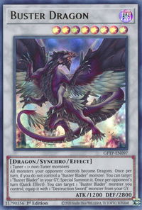 Buster Dragon - Ghosts From the Past (GFTP) #GFTP-EN097 - Ultra Rare YuGiOh Trading Card