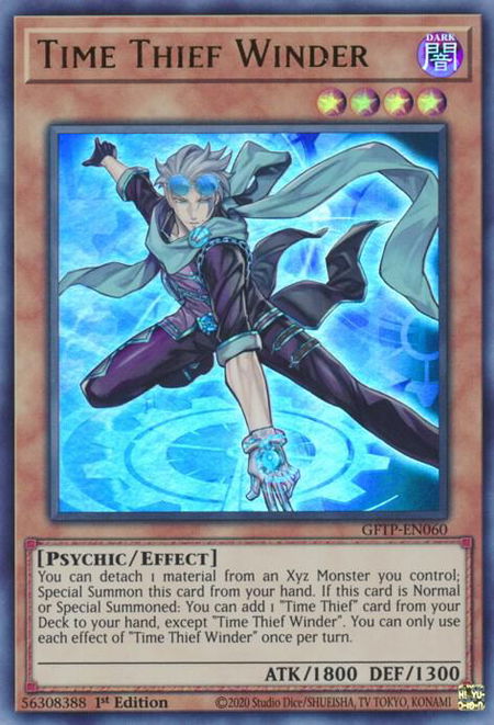 Time Thief Winder - Ghosts From the Past YuGiOh trading card