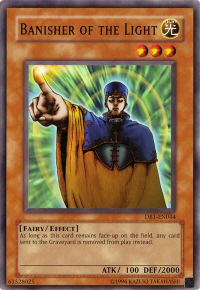 Banisher of the Light trading card from Dark Beginning 1 Banisher of the Light - Dark Beginning 1 YuGiOh trading card