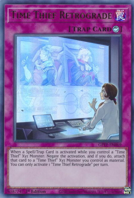 Time Thief Retrograde - Ghosts From the Past YuGiOh trading card