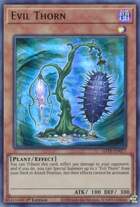 Evil Thorn - Ghosts From the Past (GFTP) #GFTP-EN077 - Ultra Rare YuGiOh Trading Card