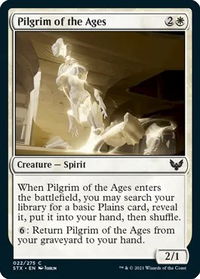 Pilgrim of the Ages - Strixhaven: School of Mages (STX) #22 - Common Magic: The Gathering Trading Card