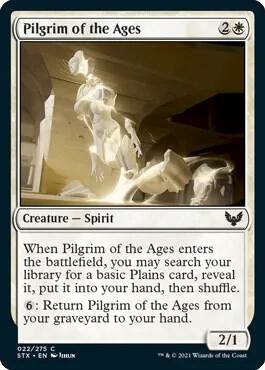 Pilgrim of the Ages - Strixhaven: School of Mages Magic: The Gathering trading card