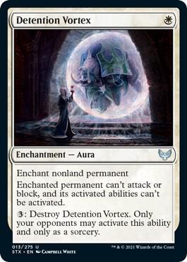 Detention Vortex - Strixhaven: School of Mages Magic: The Gathering trading card
