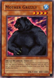 Mother Grizzly - Dark Beginning 1 (DB1) #DB1-EN053 - Common / Short Print YuGiOh Trading Card