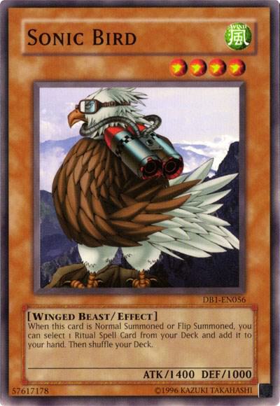 Sonic Bird - Dark Beginning 1 YuGiOh trading card