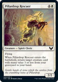 Pillardrop Rescuer - Strixhaven: School of Mages (STX) #23 - Common Magic: The Gathering Trading Card