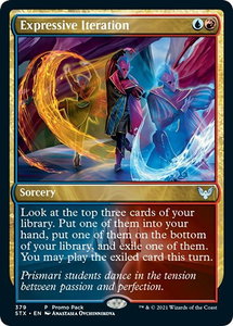 Expressive Iteration - Promo Pack: Strixhaven (PPSTX) #379 - Promo Magic: The Gathering Trading Card