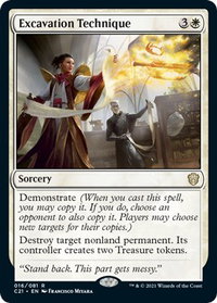 Excavation Technique - Commander 2021 (C21) #16 - Rare Magic: The Gathering Trading Card