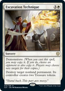 Excavation Technique - Commander 2021 Magic: The Gathering trading card