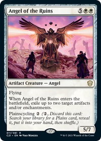 Angel of the Ruins - Commander 2021 (C21) #11 - Rare Magic: The Gathering Trading Card
