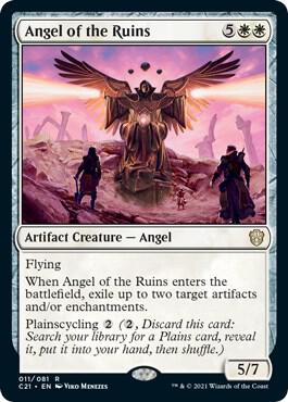Angel of the Ruins - Commander 2021 Magic: The Gathering trading card