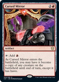 Cursed Mirror - Commander 2021 (C21) #50 - Rare Magic: The Gathering Trading Card