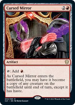 Cursed Mirror - Commander 2021 Magic: The Gathering trading card