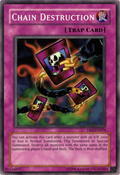 Chain Destruction - Dark Beginning 1 YuGiOh trading card