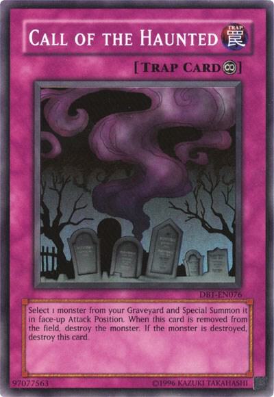 Call Of The Haunted trading card from Dark Beginning 1 Call Of The Haunted - Dark Beginning 1 YuGiOh trading card