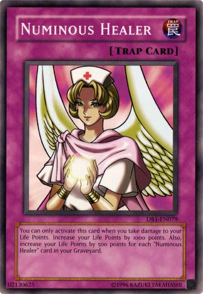 Numinous Healer trading card from Dark Beginning 1 Numinous Healer - Dark Beginning 1 YuGiOh trading card