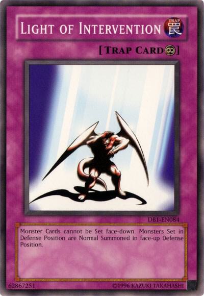 Light of Intervention - Dark Beginning 1 YuGiOh trading card