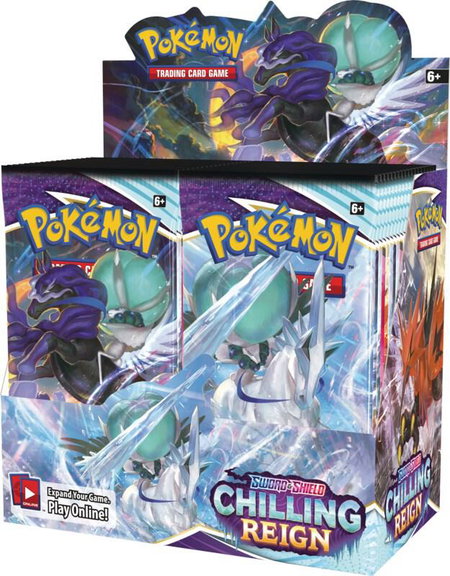 Chilling Reign Booster Box trading card from SWSH06: Chilling Reign Chilling Reign Booster Box - SWSH06: Chilling Reign Pokémon trading card