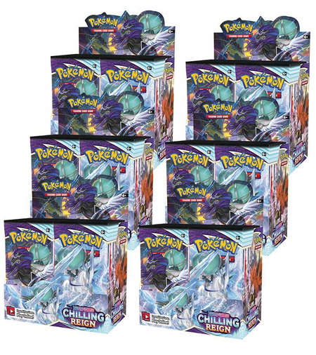 Chilling Reign Booster Box Case - SWSH06: Chilling Reign Pokémon trading card