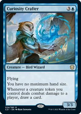 Curiosity Crafter - Commander 2021 Magic: The Gathering trading card