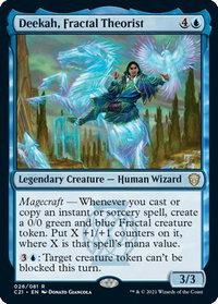 Deekah, Fractal Theorist - Commander 2021 (C21) #26 - Rare Magic: The Gathering Trading Card