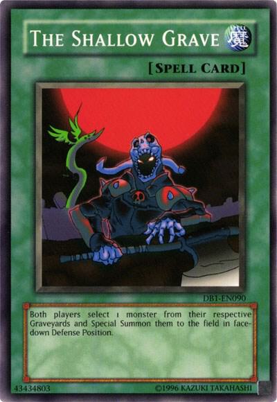 The Shallow Grave - Dark Beginning 1 YuGiOh trading card