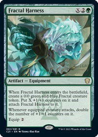 Fractal Harness - Commander 2021 (C21) #61 - Rare Magic: The Gathering Trading Card
