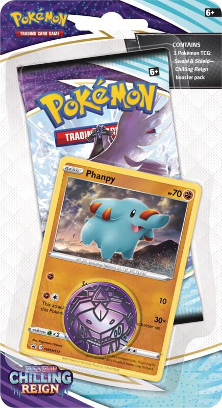 Chilling Reign Single Pack Blister [Phanpy] - SWSH06: Chilling Reign Pokémon trading card