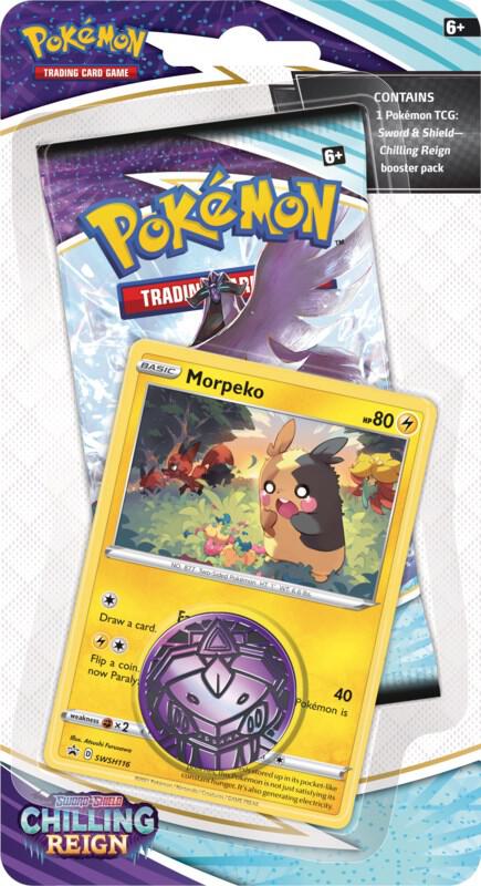 Chilling Reign Single Pack Blister [Morpeko] - SWSH06: Chilling Reign Pokémon trading card