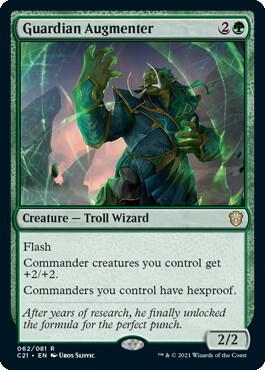 Guardian Augmenter - Commander 2021 Magic: The Gathering trading card
