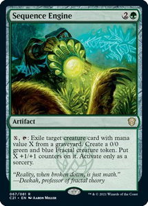 Sequence Engine - Commander 2021 (C21) #67 - Rare Magic: The Gathering Trading Card