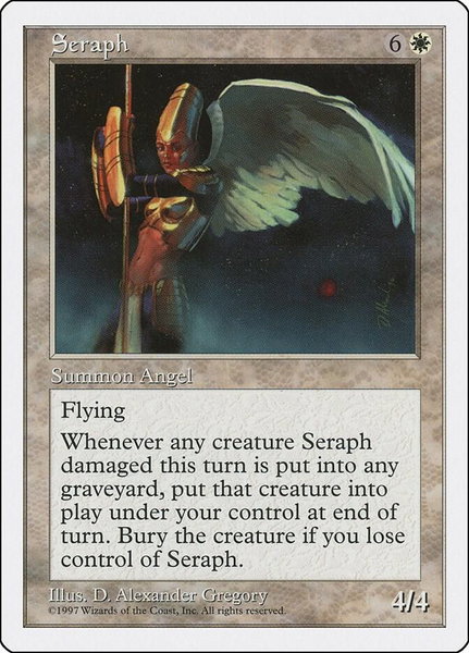Seraph - Fifth Edition Magic: The Gathering trading card
