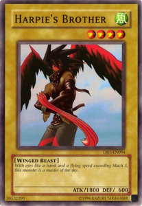 Harpie's Brother - Dark Beginning 1 (DB1) #DB1-EN094 - Common / Short Print YuGiOh Trading Card