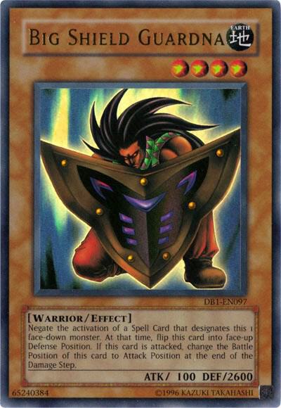 Big Shield Guardna trading card from Dark Beginning 1 Big Shield Guardna - Dark Beginning 1 YuGiOh trading card