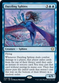 Dazzling Sphinx - Commander 2021 (C21) #25 - Rare Magic: The Gathering Trading Card