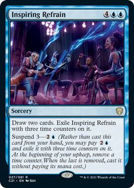 Inspiring Refrain - Commander 2021 Magic: The Gathering trading card
