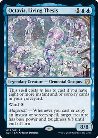 Octavia, Living Thesis - Commander 2021 (C21) #29 - Rare Magic: The Gathering Trading Card