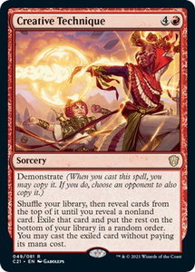 Creative Technique - Commander 2021 (C21) #49 - Rare Magic: The Gathering Trading Card