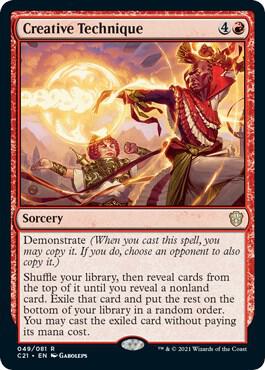 Creative Technique - Commander 2021 Magic: The Gathering trading card