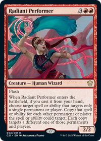 Radiant Performer - Commander 2021 (C21) #54 - Rare Magic: The Gathering Trading Card
